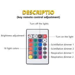 16 Colors Ocean Wave Projector Light Mood Lighting Bedroom Night Light Ambient Cube Luminorthe Playroom Living Room Decorative