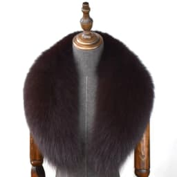 100% Natural Real Fox Fur Collar For Women And Men's Coat Jacket Fur Collar Extra Large Size Neck Warmer Fur Scarf Shawls