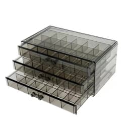 1pc, Grids Transparent Acrylic Organizer Box Nail Art Compartment Storage Box for Beads Organizer DIY Manicure Accessories