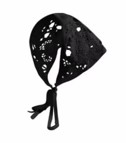 Triangle scarf for women in summer, thin design with sun protection, lace headscarf, French thin design, breathable, versatile h