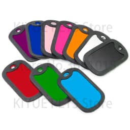 100Pcs Wholesale Dog Tag Blank Dog ID Tags For Man Pendant Laser Engraving Nameplate Key Chains