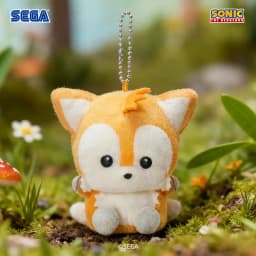 SEGA Prize Sonic The Hedgehog Tails Mini Plush Keychain Cooro Series Soft Stuffed Animal Bag Pendant Anime Game Fans Collectible