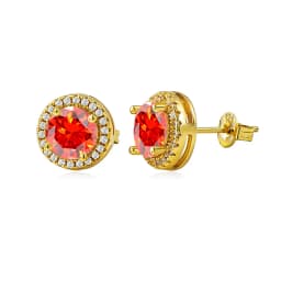 Pass Diamond Tester Pen Moissanite And Zircon Stud Earrings For Women 100% Real 925 Sterling Silver GRA Certificates D VVS1