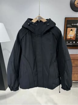 2026 Winter Thickened Hooded Jackets Men's Solid Color Down Cotton Coats Male Trend Loose Casual Cotton-padded Parkas C963