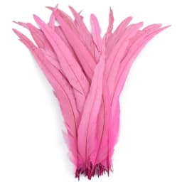 20/100Pcs 25-30CM DIY Rooster Feather Crafts Sewing Clothing Decor Plume Home Party Women's Feather Headwear Wedding Accessories