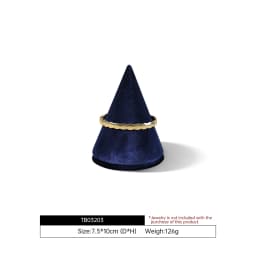 Yinbeini Velvet Conical Bangle Stand Jewelry Display Storage Holder for Bracelet Wristwatch TB032