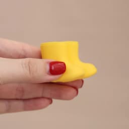 1:12 Miniature Realistic Silicone Rain Boots Suitable for Mini House Decoration