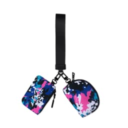 2PCS Mother’s Gift Mini Zip Around Wristlet Keychain Wallet Gift for Wristlet Portable Wallet Coin Purse Mini Women Coin Pockect