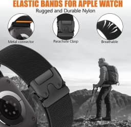 Parachute Straps For Apple Watch ultra 4 3 Band 49mm 45mm 46mm 44mm 42mm 40mm 41mm correa Bracelet IWatch Series 11 10 9 8 SE 12