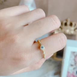 INS Style Gold Color Noble Trend Rings For Women Entry Lux Zircon Midi Finger Dainty Rings For Anniversary Jewelry KAR229