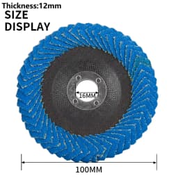 NuoDun 4/4.5/5Inch Abrasive Flap Wheel Polishing Flap Disc for Angle Grinder Metal Aluminum Stainless Steel Sharpening Deburring
