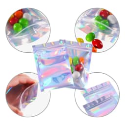 8 Sizes Laser Self-Sealing Plastic Bag Package For Small Business Clear Pouch Jewelry Display Gift Packaging Storage Wholesale