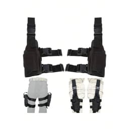 Universal Drop Leg Holster Thigh Platform Tactical MOLLE Gun Holster for Hunting Paintball Panel with Adjustable Molle Straps