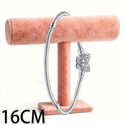 2026 New 925 Silver Double Leather Rope Women's Logo Love Heart Butterfly Bracelet Display Tool Exquisite DIY Charm Jewelry