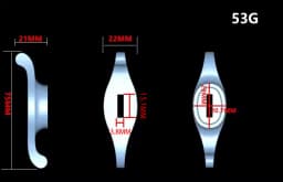 1Piece 430 Stainless Steel Head Knife Guard for Custom Knife Making Handle Bolster DIY Parts