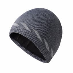High Visibility Safety Beanie Reflective Knit Ribbed Hats Warm Winter Bonnets for Night Running Hiking Cycling