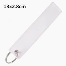 Custom Logo Polyester Keychain Print Name Car Motorcycle Embroider Webbing Key Chain Personalized Ribbon Keyring Men and Women