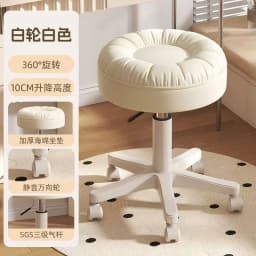 Modern and Simple Adjustable Chair Makeup Chair 360° Rotating Chairs Home Chair Nail Salon Chair Pratical Dressing Chair Arrival