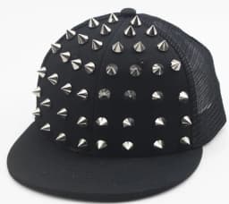 Men and Women's Rivet Flat Hat Punk Rock Hip Hop Stud Baseball Caps Y2K snapback cap outdoor gorras para hombres casquette homme