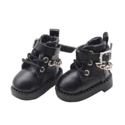 1 Pair Doll Shoes Lovely Chain Boots New Casual Hand-made Ob11 DOD 1/12 Bjd Doll Shoes Doll Accessories