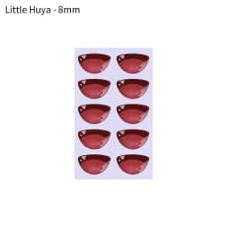 10 pcs Multi styles Cute Cartoon Mouth Stickers Anime Figurine Doll Face Organ Paster Decals DIY Glass Mouth Chips Paper