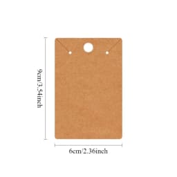50pc 6x9cm Self-adhesive Plastic Cello Bag Earrings Display Necklaces KeyChain Cards for DIY Making Cardboard Jewelry Packaging