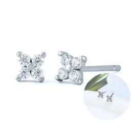 925 Sterling Silver Ear Needle White Zircon Silver Series Earrings ins Tassel Pendant Hoop Earrings For Women Advanced Jewelry