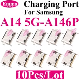 10pcs Charging Port Dock Plug For Samsung A06 A07 A05 A04 A13 A14 A15 A17 A25 A31 A50s A51 A16 USB Charger Connector Socket