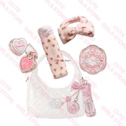 Makeup Set Flower Knows Bunny Garden Collection 6 Color Eyeshadow Palette Embossed Blusher Shine Lipstick Kit Maquiagem