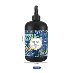 UV Resin - 100g Crystal Clear Hard Type UV Glue Ultraviolet Curing Epoxy Resin for DIY Jewelry Making, Craft Decoration