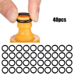 40Pcs/Set High Pressure O Ring Set Quick Disconnect Durable Washer Seal 1/4 M22 3/8 Rubber Washer Cleaner O-Ring