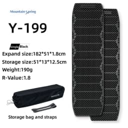 Mountain Spring Ying99/Y99 Ultralight Egg Nest Foldable Moisture‑Barrier Camping Mat Portable Egg‑Crate Foam Pad Backpacking