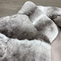 Women Real Rex Rabbit Fur Coat Stand Collar Short Jacket Chinchilla‑Look Pattern Horizontal Stripe Winter Warm Female Coat