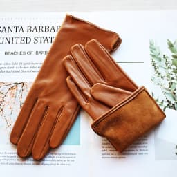 Summer Driving Thin Sheepskin Leather Gloves Women's Touch Screen Single Unlined Straight Style Motorcycle Riding Gloves