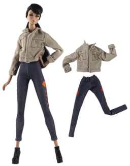 1 Set Doll Clothes 1:6 Scale Dress Outfit for 11.5 Inch 30cm Doll Many Style for Choice Gifts for Girls Doll Accessories #2