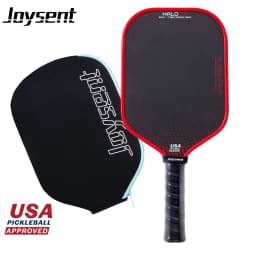 Joysent USAPA Pickleball Paddle Thermoformed T700 Raw Carbon Fiber Pickleball Racket PP HoneycombCore With Spin Textured Surface