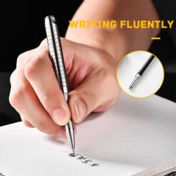 Necklace Pendant Mini Titanium Portable Signature Pen EDC Portable Keychain Pen Travel Metal Ballpoint Pen Break Windows Tool