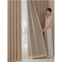 Custom size Herringbone Thick Chenille Beige Cream Luxury Curtains for Living Room Bedroom Blackout Window Solid Color House
