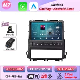 Android 16 Auto Car Radio For Toyota Land Cruiser Prado 120 For Lexus GX470 GX 470 J120 2002 -2009 Carplay BT Multimedia Player