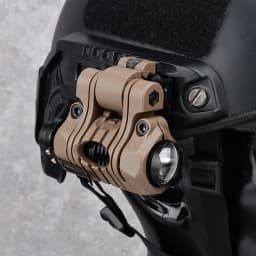 Wadsn Mini Helmet Lamp White Light LED Flashlight Fit FAST HELMET Outdoor Tactical signal Optical hunting equipment Nylon Clamp