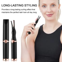 Heated Eyelash Curler 3 Heating Modes Eyelashes Curler Natural Curling 24H Long-Lasting Curl Makeup Tools Gift for Women Girls