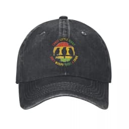 Get Up Stand Up Reggae Rasta Baseball Cap Vintage Distressed Denim Washed Bob Marley Snapback Hat Unisex Adjustable Fit Cap