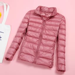 Light Down Jacket Women Inner Cloth Autumn Winter Slim Short Stand hooded Warm White Duck Down Coat Women Outerwear Plus Size
