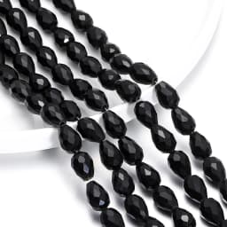 1 Strand 6-12mm Spacer Water Drop Beads AB Shine Glass Crystal Drop Pendant for DIY Earing Bracelet Jewelry Making Accessories