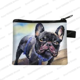 Cute Pug Dog Pattern Coin Purses Women Lovely Pet Animal Mini Wallet Ladies Key Credit Card Bag Small Lipstick Bags Gift