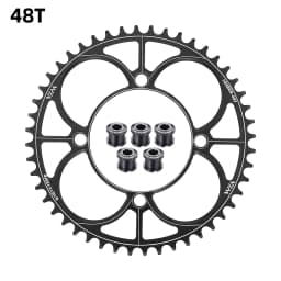 VXM Narrow Wide Chainring 104 BCD with Bolts 30T-52T MTB Chain Ring Oval / Round Coroa 104bcd 38 36 Teeth 8v 9v 10v 11v 12v