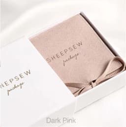 SheepSew Elegant Personalized Jewelry Packaging Set Custom Deboss Embossed Logo Drawer Box With Soft Suede Pouch For Wedding Bir