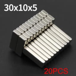 Powerful Neodymium Magnet N35 NdfeB Permanent Magnetic imanes Block Super Strong Fridge Magnets DIY 30x10x3 30x10x5 30x20x10mm