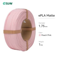 ESUN PLA Matte 3D Printer Filament 1.75mm Dimensional +/- 0.03mm 1KG (2.2 LBS) Spool 3D Printing Material For 3D Printers