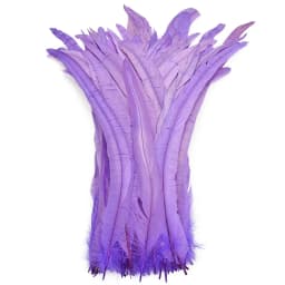 20/100Pcs 25-30CM DIY Rooster Feather Crafts Sewing Clothing Decor Plume Home Party Women's Feather Headwear Wedding Accessories